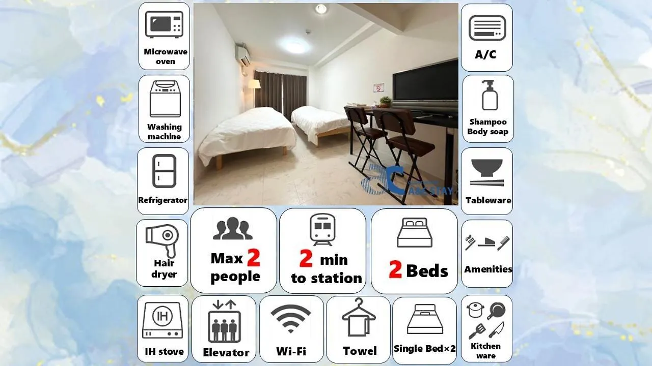 Apartamento A&C Stay Tenmangu Osaka